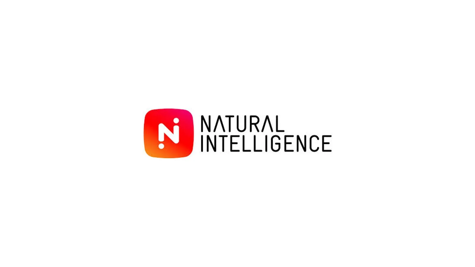 The Natural Intelligence wordmark and gradient monogram on white.